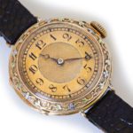 Breguet 18ct Pink Gold ‘Trois Couleurs’, Gold Guilloche Dial, c1910 mobile navigation (12)