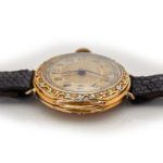 Breguet 18ct Pink Gold ‘Trois Couleurs’, Gold Guilloche Dial, c1910 mobile navigation (3)