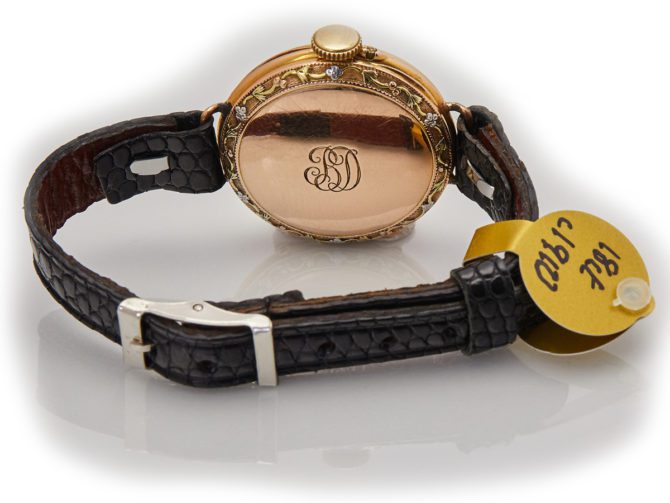 Breguet 18ct Pink Gold ‘Trois Couleurs’, Gold Guilloche Dial, c1910 (4)