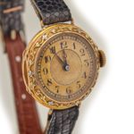 Breguet 18ct Pink Gold ‘Trois Couleurs’, Gold Guilloche Dial, c1910 mobile navigation (8)