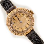 Breguet 18ct Pink Gold ‘Trois Couleurs’, Gold Guilloche Dial, c1910 mobile navigation (10)