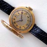 Breguet 18ct Pink Gold ‘Trois Couleurs’, Gold Guilloche Dial, c1910 mobile navigation (14)