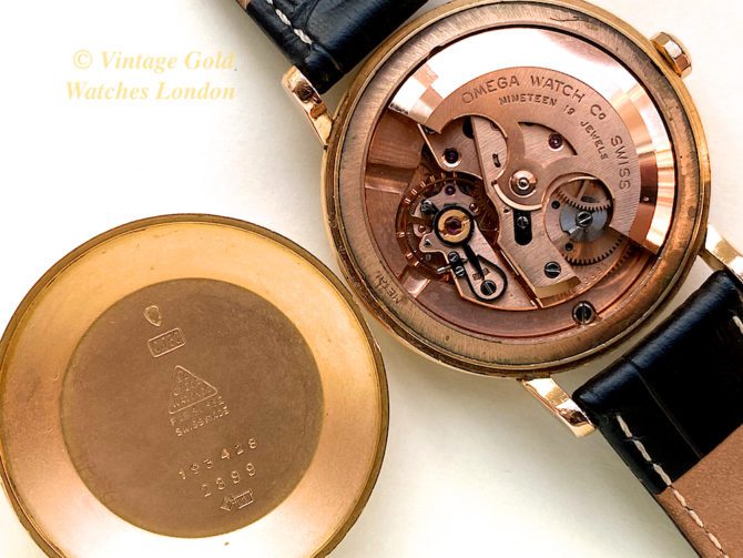 Omega Cal.491 Automatic 18ct Pink Gold 1958 36mm (14)