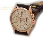 Jaeger-LeCoultre 18ct Pink Gold Chronograph c1955 38mm mobile navigation (6)