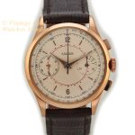 Jaeger-LeCoultre 18ct Pink Gold Chronograph c1955 38mm mobile navigation (4)