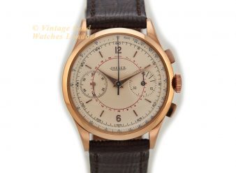 Jaeger-LeCoultre 18ct Pink Gold Chronograph c1955 38mm