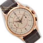 Jaeger-LeCoultre 18ct Pink Gold Chronograph c1955 38mm mobile navigation (1)