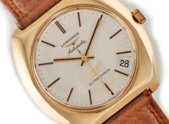 Longines Cal.431 Ultra-Chron Automatic 18ct 1971 37mm Tonneau