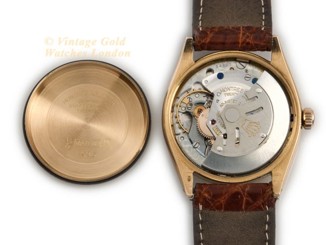Rolex Oyster Perpetual Model Ref.1005 18ct Pink Gold 1957 (12)