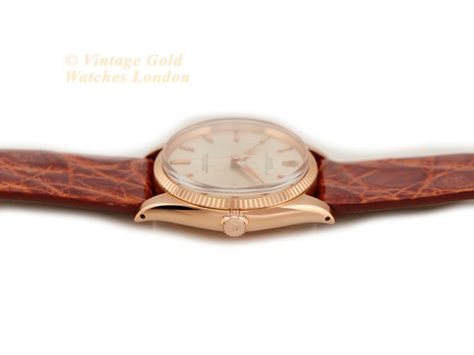 Rolex Oyster Perpetual Model Ref.1005 18ct Pink Gold 1957 (9)