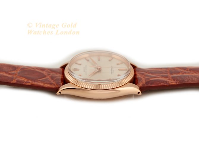 Rolex Oyster Perpetual Model Ref.1005 18ct Pink Gold 1957 (10)