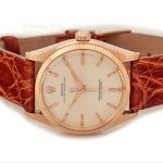 Rolex Oyster Perpetual Model Ref.1005 18ct Pink Gold 1957 mobile navigation (15)