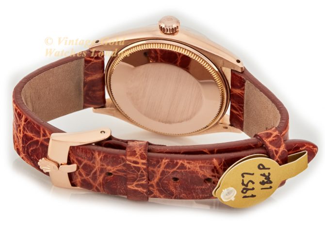Rolex Oyster Perpetual Model Ref.1005 18ct Pink Gold 1957 (11)