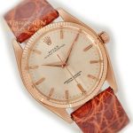Rolex Oyster Perpetual Model Ref.1005 18ct Pink Gold 1957 mobile navigation (1)