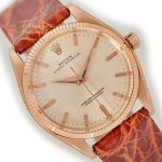 Rolex Oyster Perpetual Model Ref.1005 18ct Pink Gold 1957 mobile navigation (14)