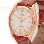 Rolex Oyster Perpetual Model Ref.1005 18ct Pink Gold 1957 mobile navigation (5)