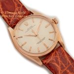 Rolex Oyster Perpetual Model Ref.1005 18ct Pink Gold 1957 mobile navigation (8)