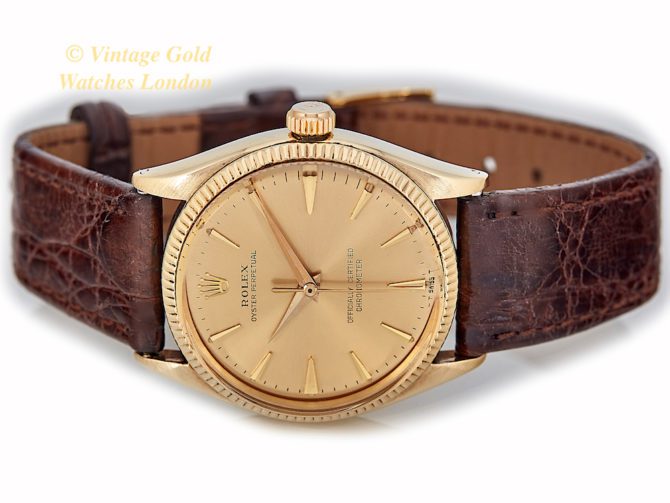 Rolex Oyster Perpetual Model Ref.6569 14ct 1955 (24)