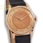 Longines Cal.27 18ct 1954 Original Two-Tone Unrestored Dial, 36mm mobile navigation (18)