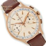 Zenith Cal.156 Chronograph 18ct Pink Gold c1957 mobile navigation (1)