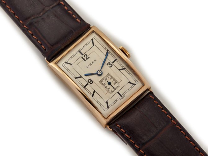 Rolex Ultra Prima, 9ct 1929 – Largest Rectangular Case (13)