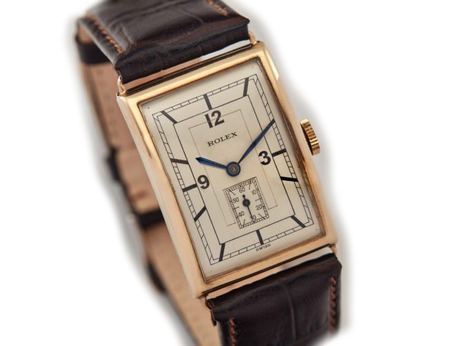 Rolex Ultra Prima, 9ct 1929 – Largest Rectangular Case (1)