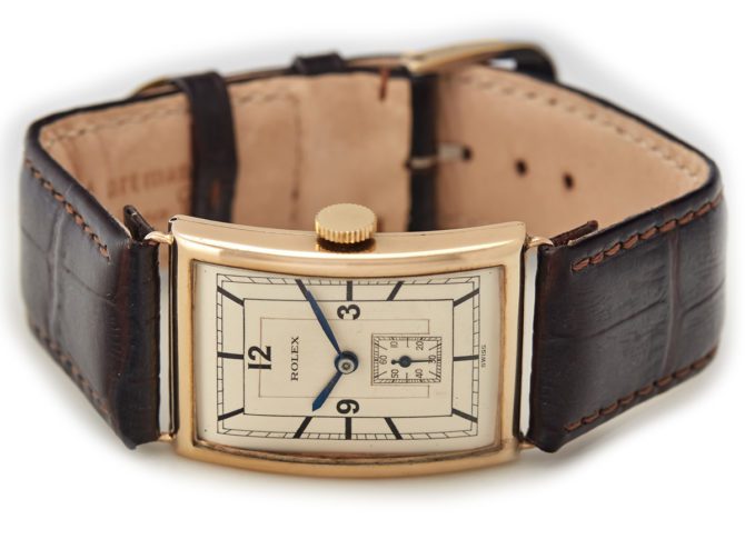 Rolex Ultra Prima, 9ct 1929 – Largest Rectangular Case (6)