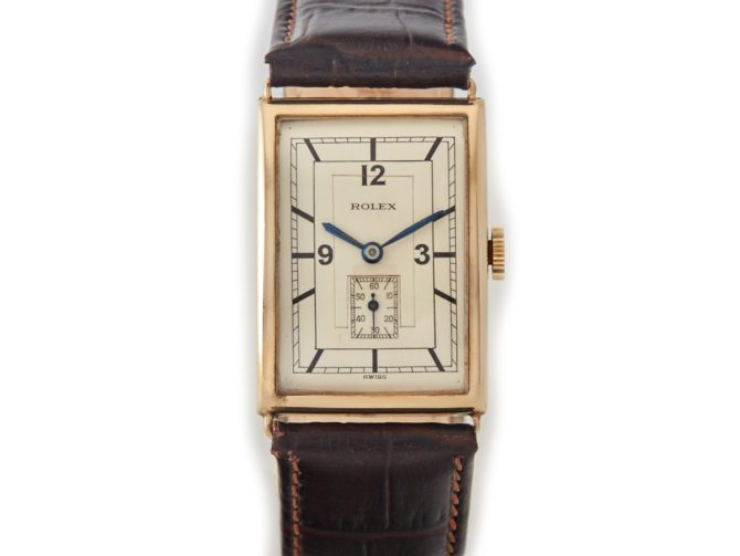 Rolex Ultra Prima, 9ct 1929 – Largest Rectangular Case (10)