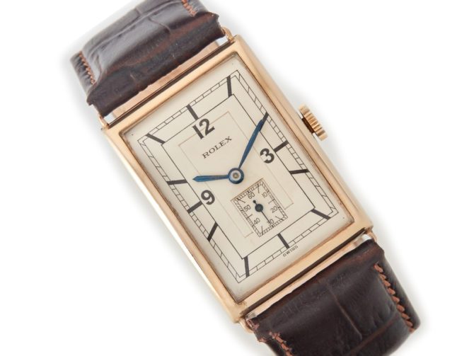 Rolex Ultra Prima, 9ct 1929 – Largest Rectangular Case (8)