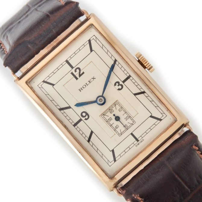 Rolex Ultra Prima, 9ct 1929 – Largest Rectangular Case (9)