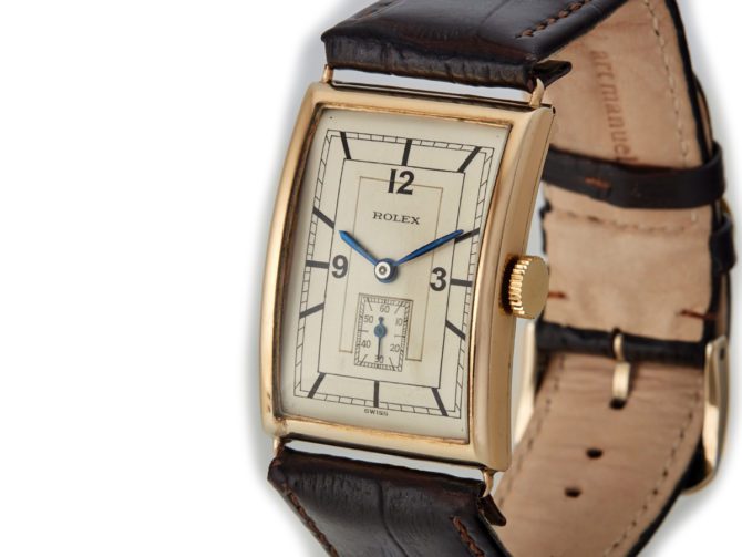 Rolex Ultra Prima, 9ct 1929 – Largest Rectangular Case (11)
