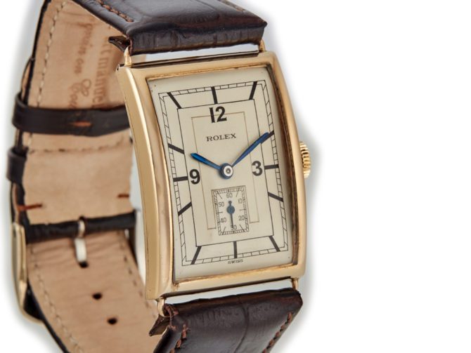 Rolex Ultra Prima, 9ct 1929 – Largest Rectangular Case (12)