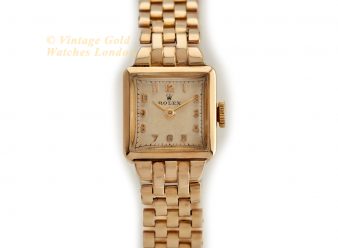 Ladies Rolex ‘Cioccolatone’ 9ct, On Original Rolex Bracelet 1952