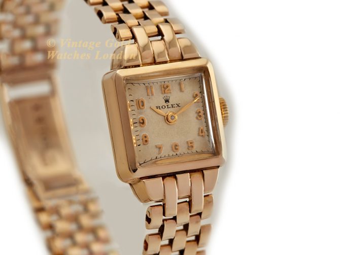 Ladies Rolex ‘Cioccolatone’ 9ct, On Original Rolex Bracelet 1952 (3)