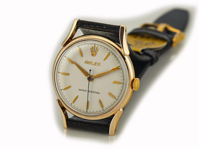 Ladies Rolex Precision 9ct 1955 Fancy Lugs (4)