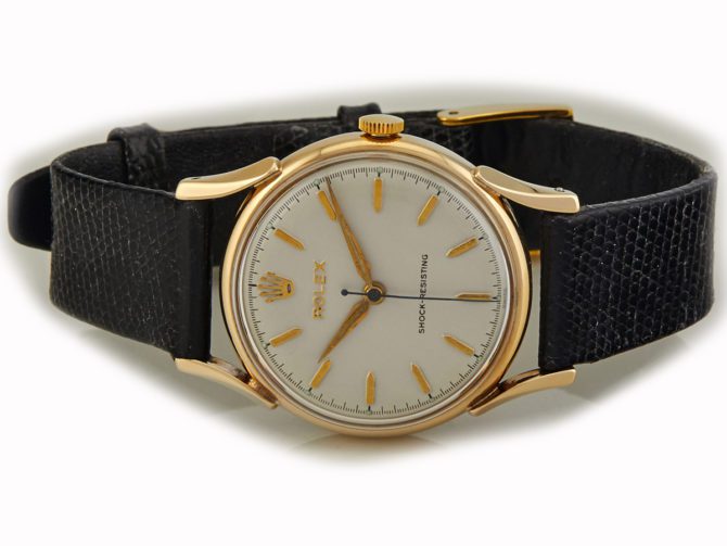 Ladies Rolex Precision 9ct 1955 Fancy Lugs (7)