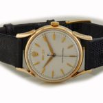 Ladies Rolex Precision 9ct 1955 Fancy Lugs mobile navigation (6)
