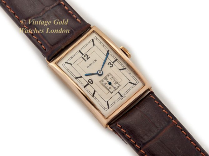 Rolex Ultra Prima, 9ct 1929 – Largest Rectangular Case (30)