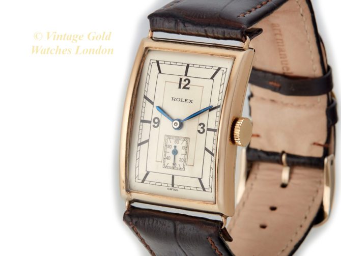 Rolex Ultra Prima, 9ct 1929 – Largest Rectangular Case (24)