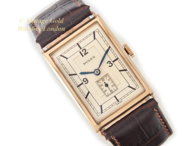 Rolex Ultra Prima, 9ct 1929 – Largest Rectangular Case (16)