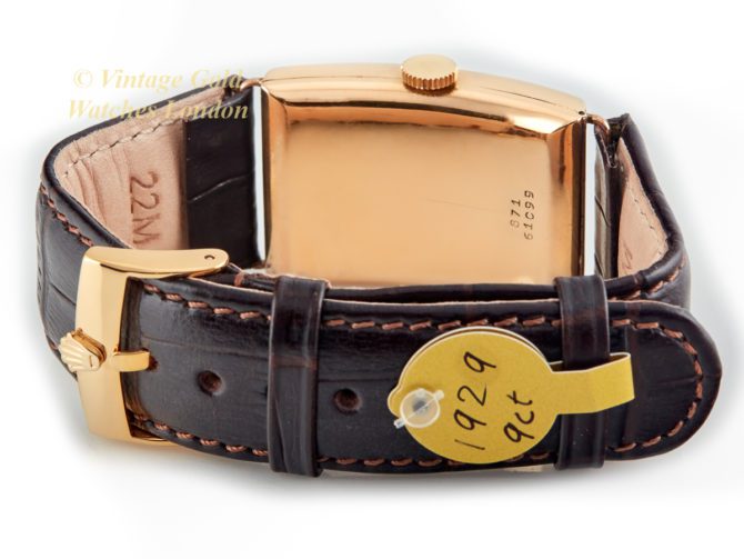 Rolex Ultra Prima, 9ct 1929 – Largest Rectangular Case (36)