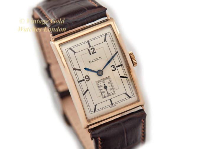 Rolex Ultra Prima, 9ct 1929 – Largest Rectangular Case (18)