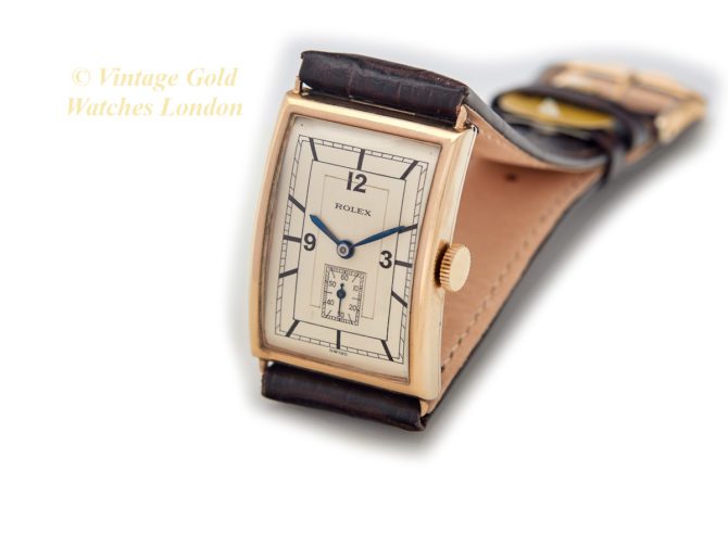 Rolex Ultra Prima, 9ct 1929 – Largest Rectangular Case (26)