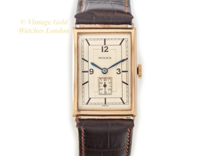 Rolex Ultra Prima, 9ct 1929 – Largest Rectangular Case (22)