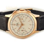 Avia, Chronograph 18ct Pink Gold 1962 – Original Dial – Museum Condition mobile navigation (14)