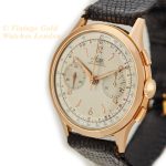 Avia, Chronograph 18ct Pink Gold 1962 – Original Dial – Museum Condition mobile navigation (5)