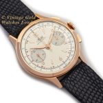 Avia, Chronograph 18ct Pink Gold 1962 – Original Dial – Museum Condition mobile navigation (8)