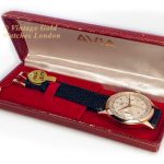 Avia, Chronograph 18ct Pink Gold 1962 – Original Dial – Museum Condition mobile navigation (13)