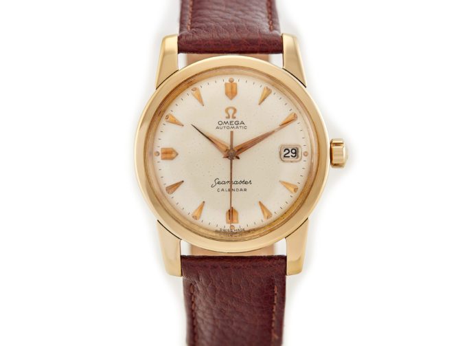 Omega Seamaster Calendar Cal.503 18ct 1958 (8)