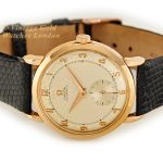 Omega Cal.342 Bumper Automatic 18ct Pink Gold 1950 – Original Dial mobile navigation (7)